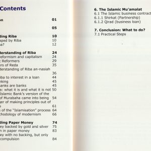 fatwa on banking toc